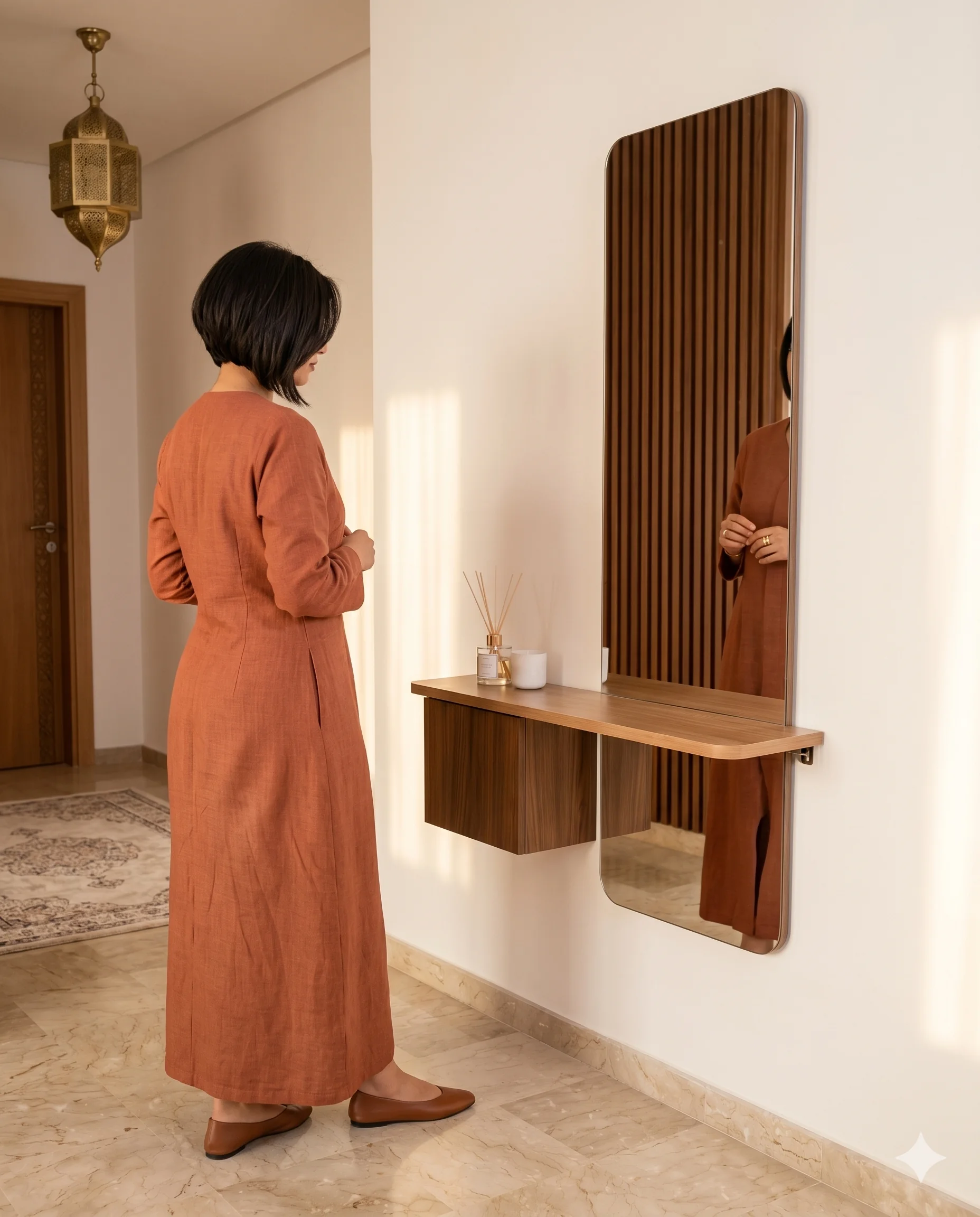 Console Verna — Marron